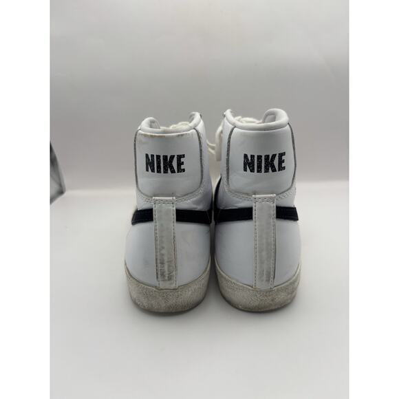 Nike Blazer Mid ‘77 Vintage White And Black Sneakers Men Size 8.5 main image 5